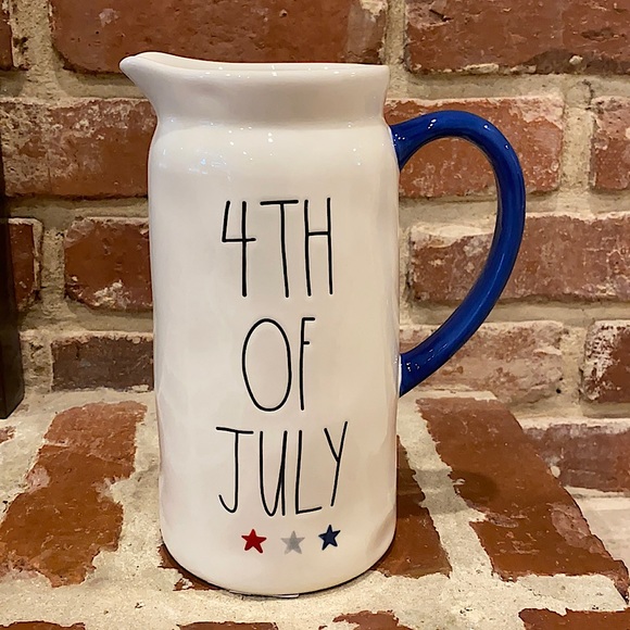 Rae Dunn Holiday Rae Dunn 4th Of July Pitcher With Stars Poshmark